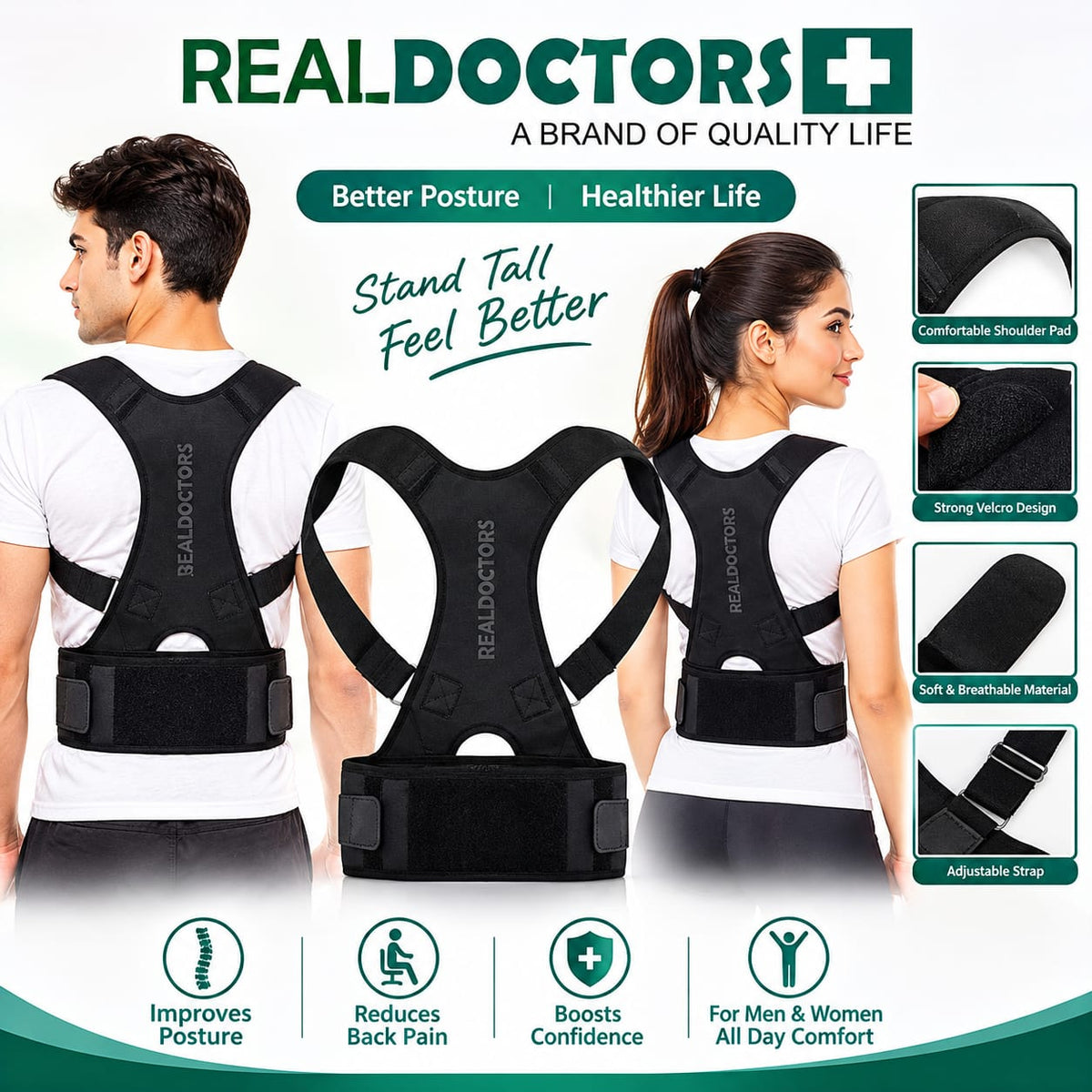 Shoulder Back Support Belt