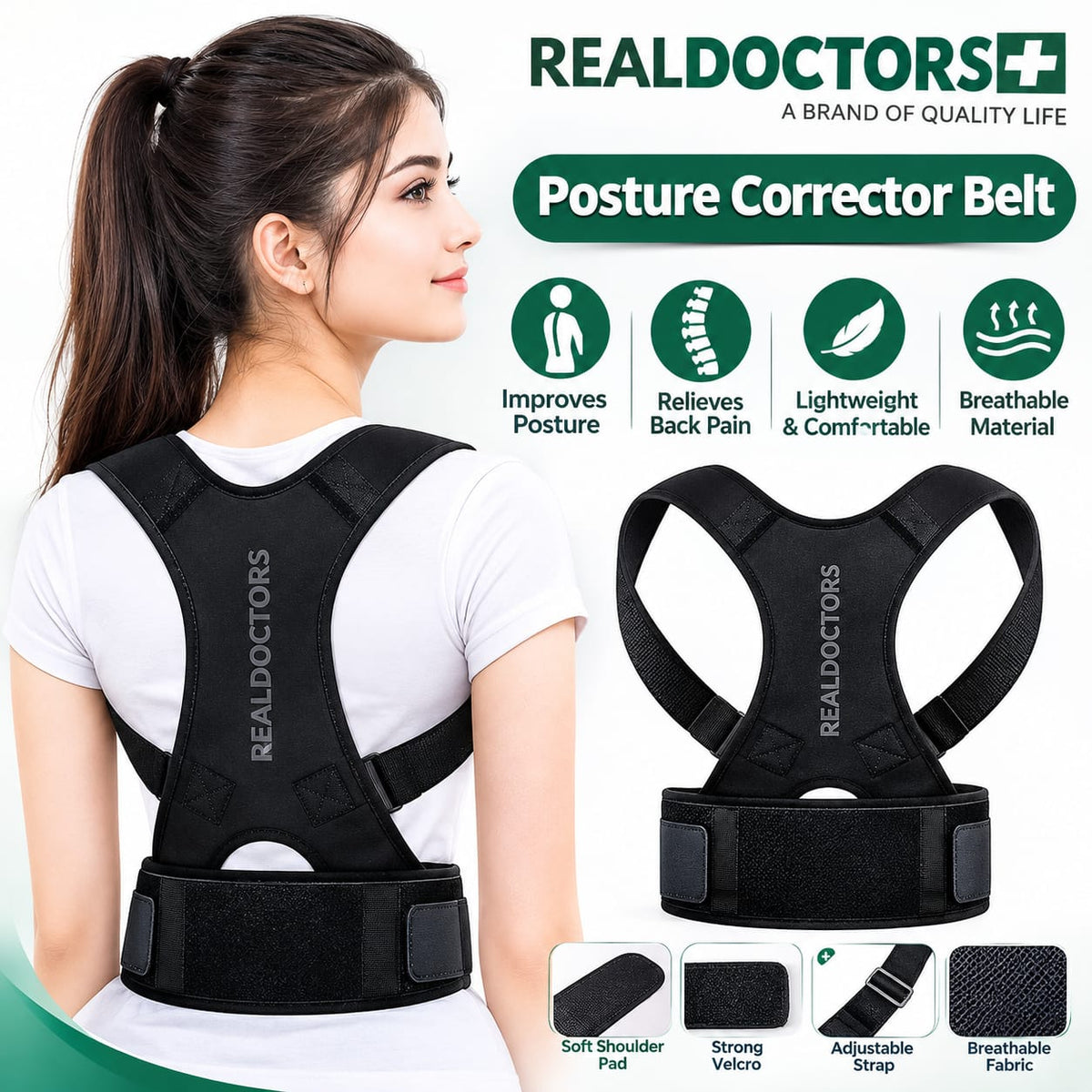 Shoulder Back Support Belt